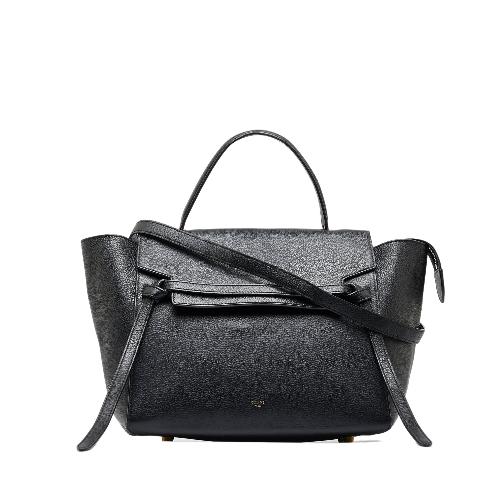 Black Celine Mini Belt Bag Satchel