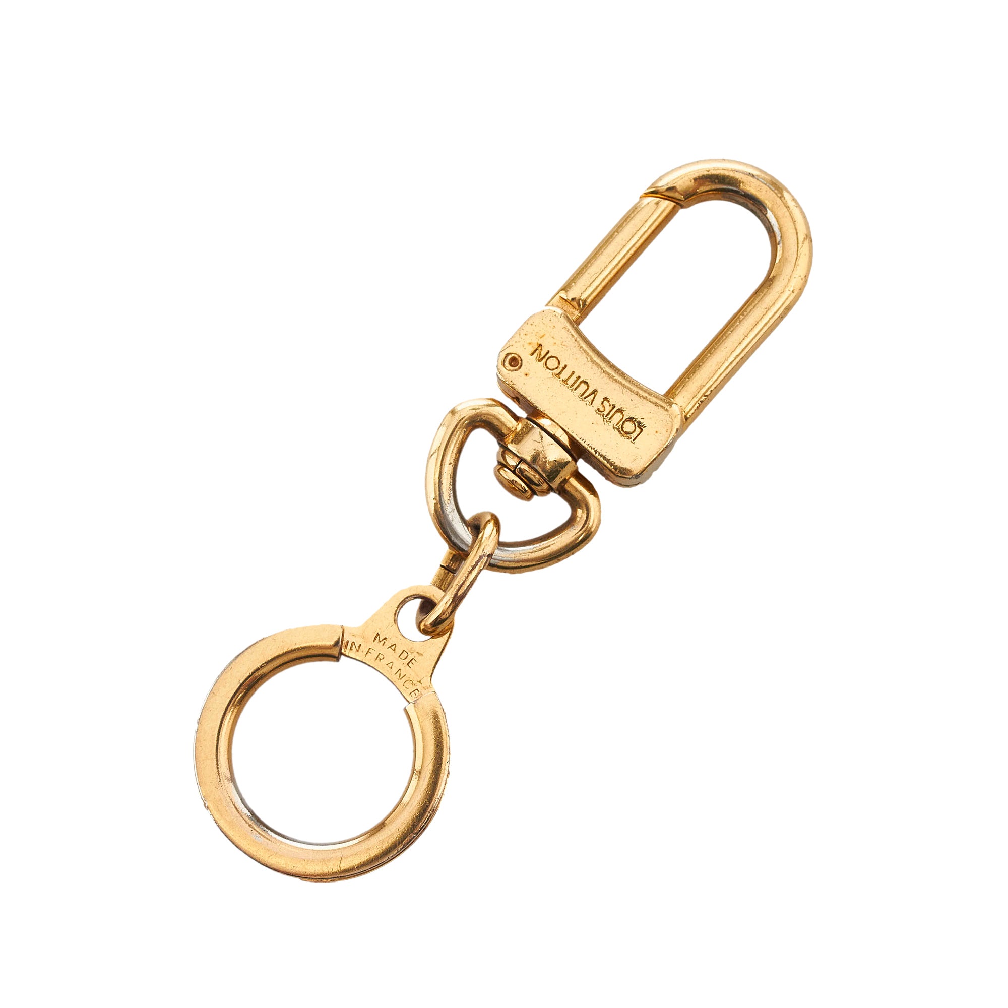 Gold Louis Vuitton Metal Key Ring – Designer Revival