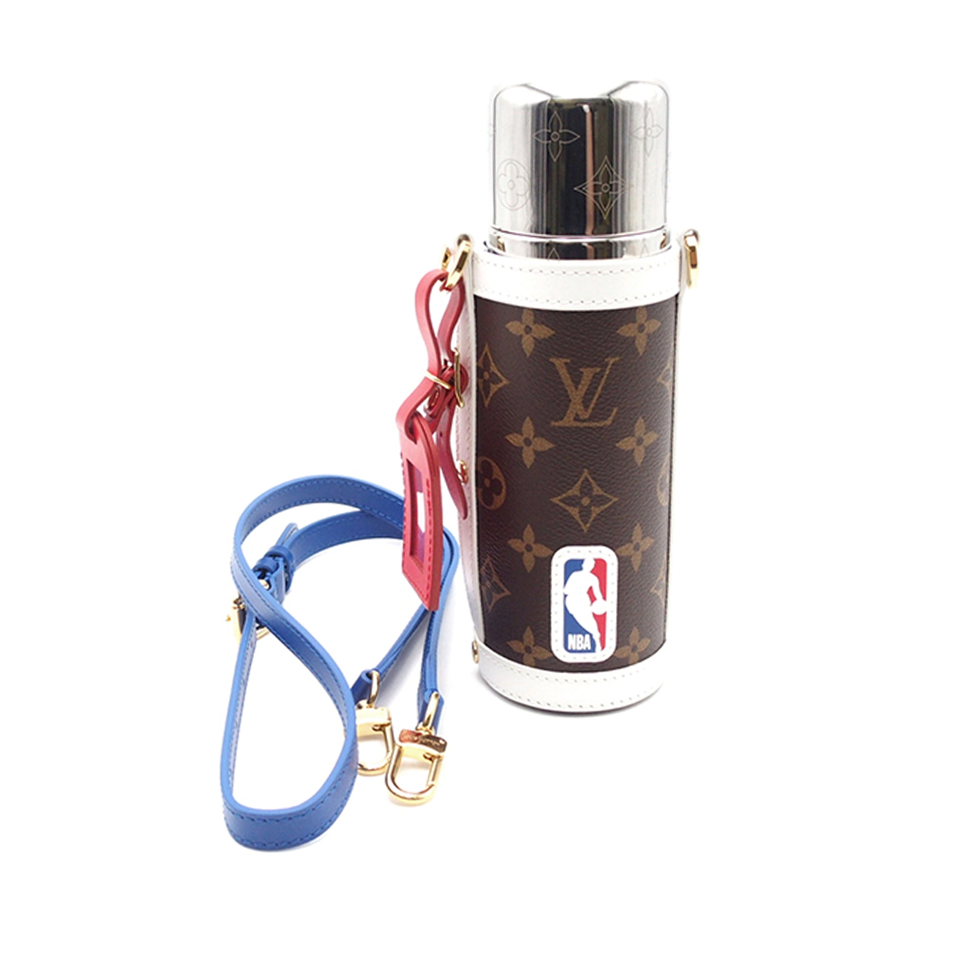 Brown Louis Vuitton x NBA Mongoram Flask Holder