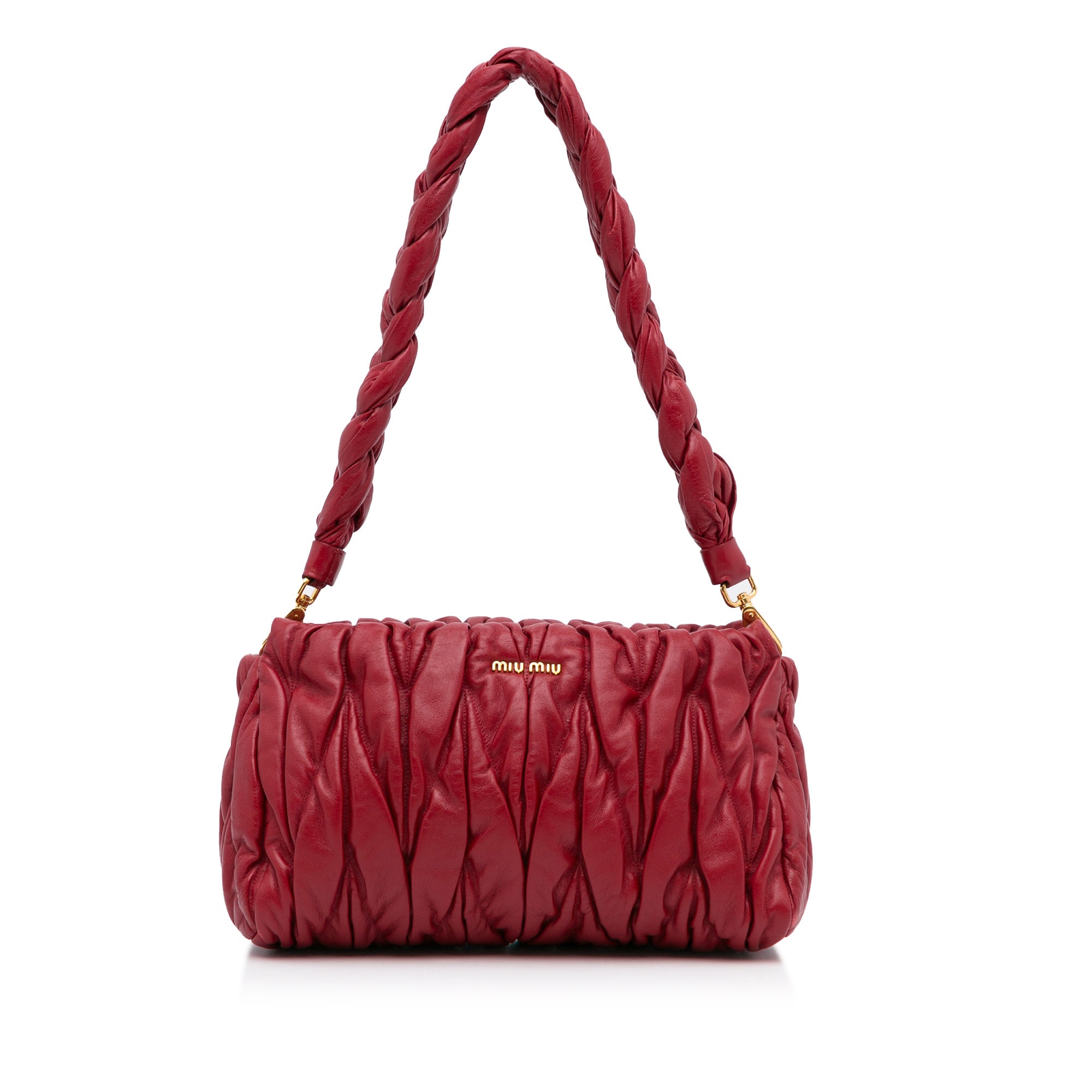 Miu Miu Red Handbags with Cash Back