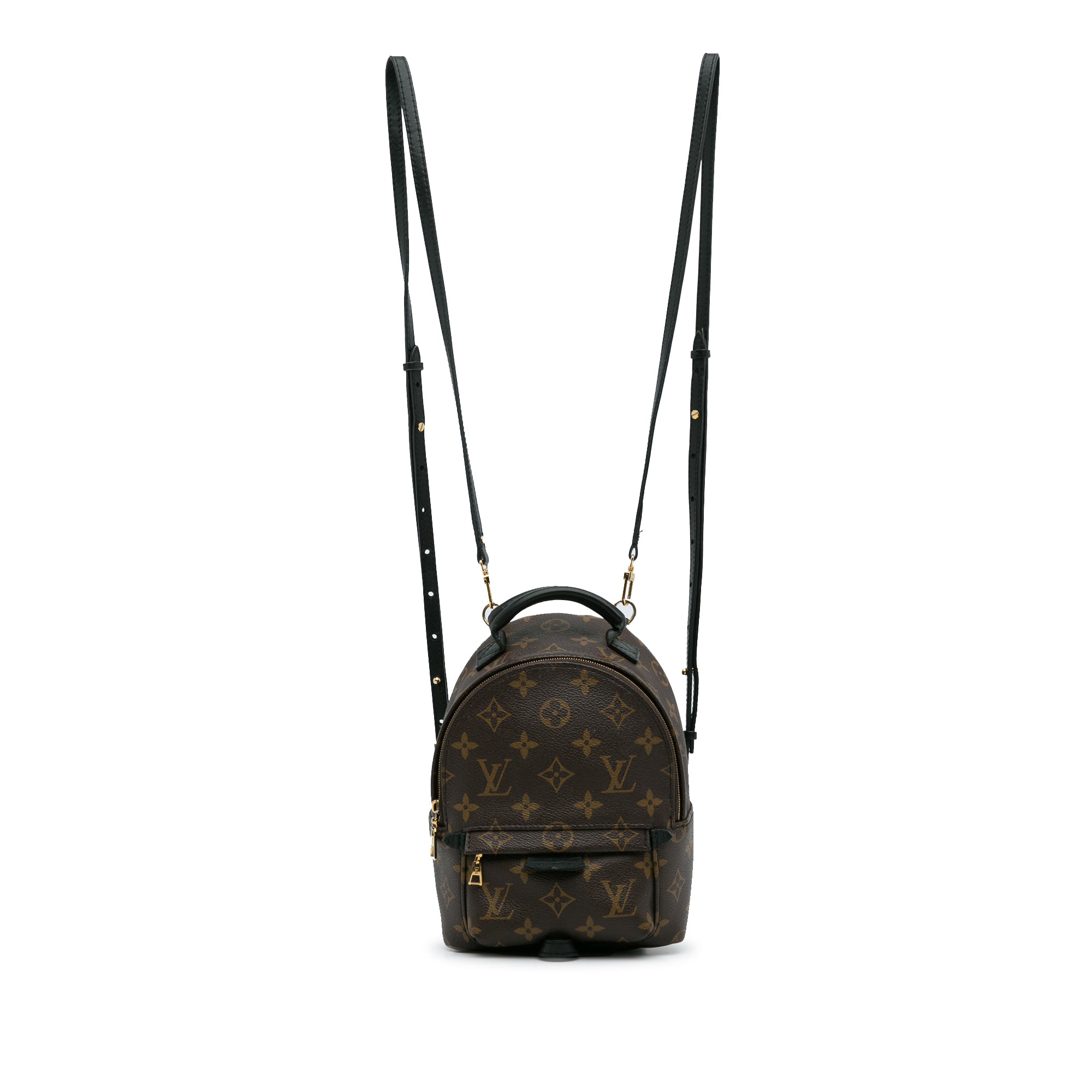 Brown Louis Vuitton Monogram Palm Springs Mini Backpack