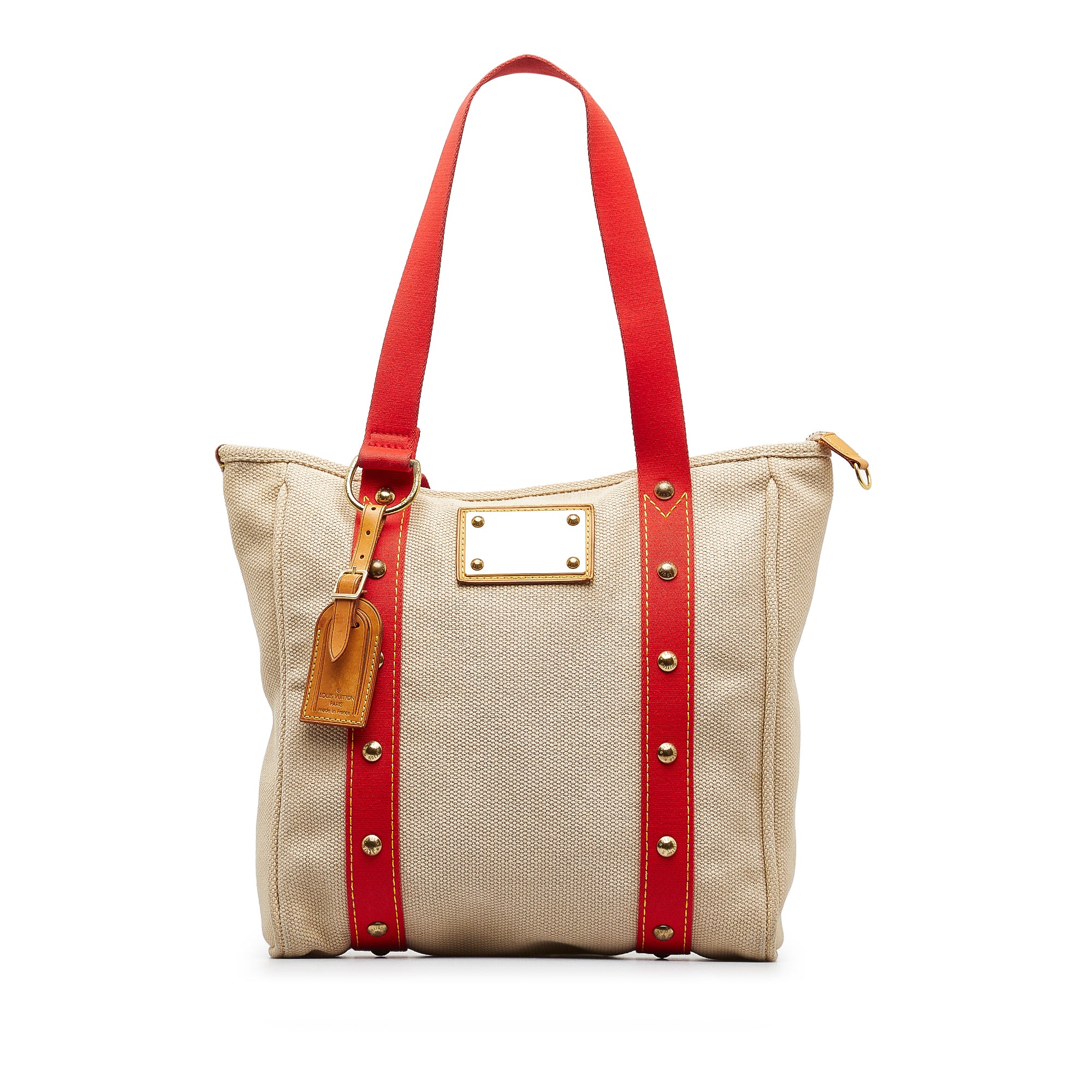 Brown Louis Vuitton Antigua Cabas MM Tote Bag
