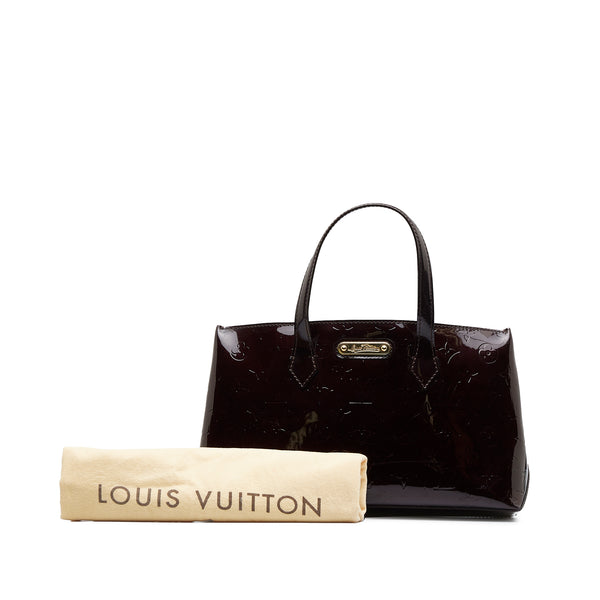 Louis Vuitton Monogram Vernis Wilshire PM Brown