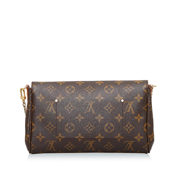 Louis Vuitton Pallas Monogram Clutch Crossbody Bag