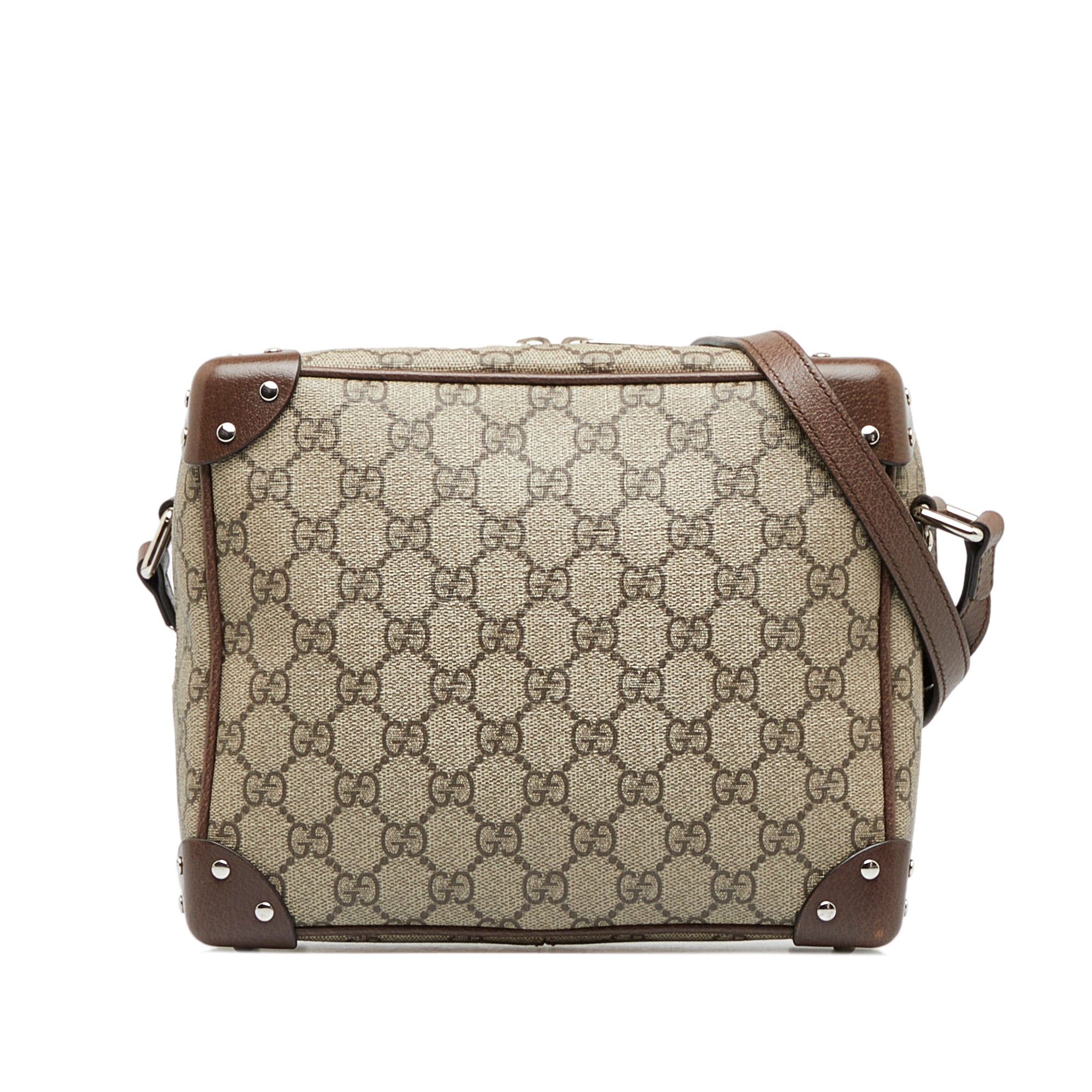 Brown Gucci GG Supreme Soft Crossbody – Designer Revival