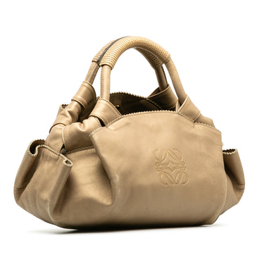 Beige Loewe Nappa Aire Handbag - Designer Revival