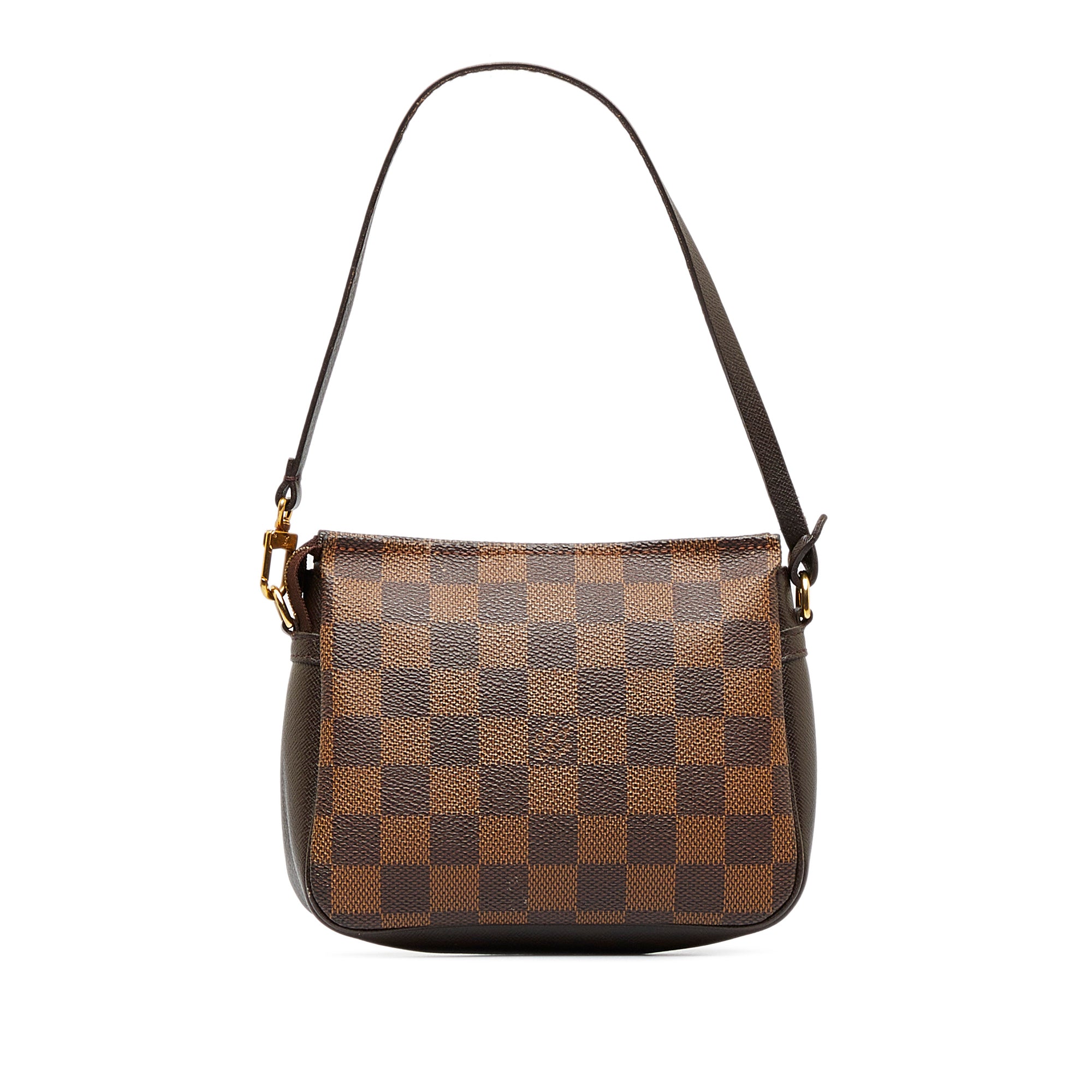 Shop for Louis Vuitton Damier Ebene Canvas Leather Trousse Pochette Bag -  Shipped from USA