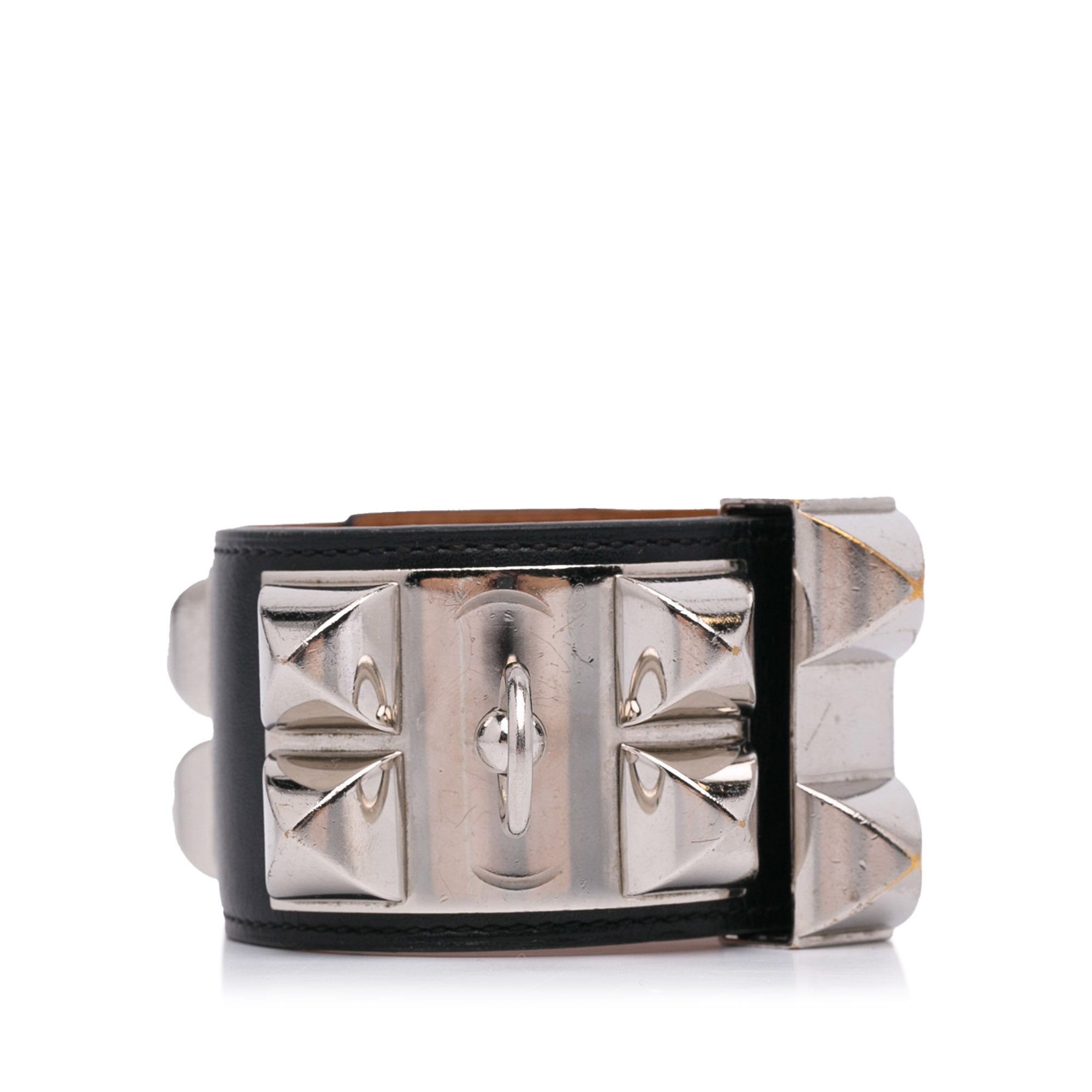 Black Hermes Collier de Chien Bracelet – Designer Revival
