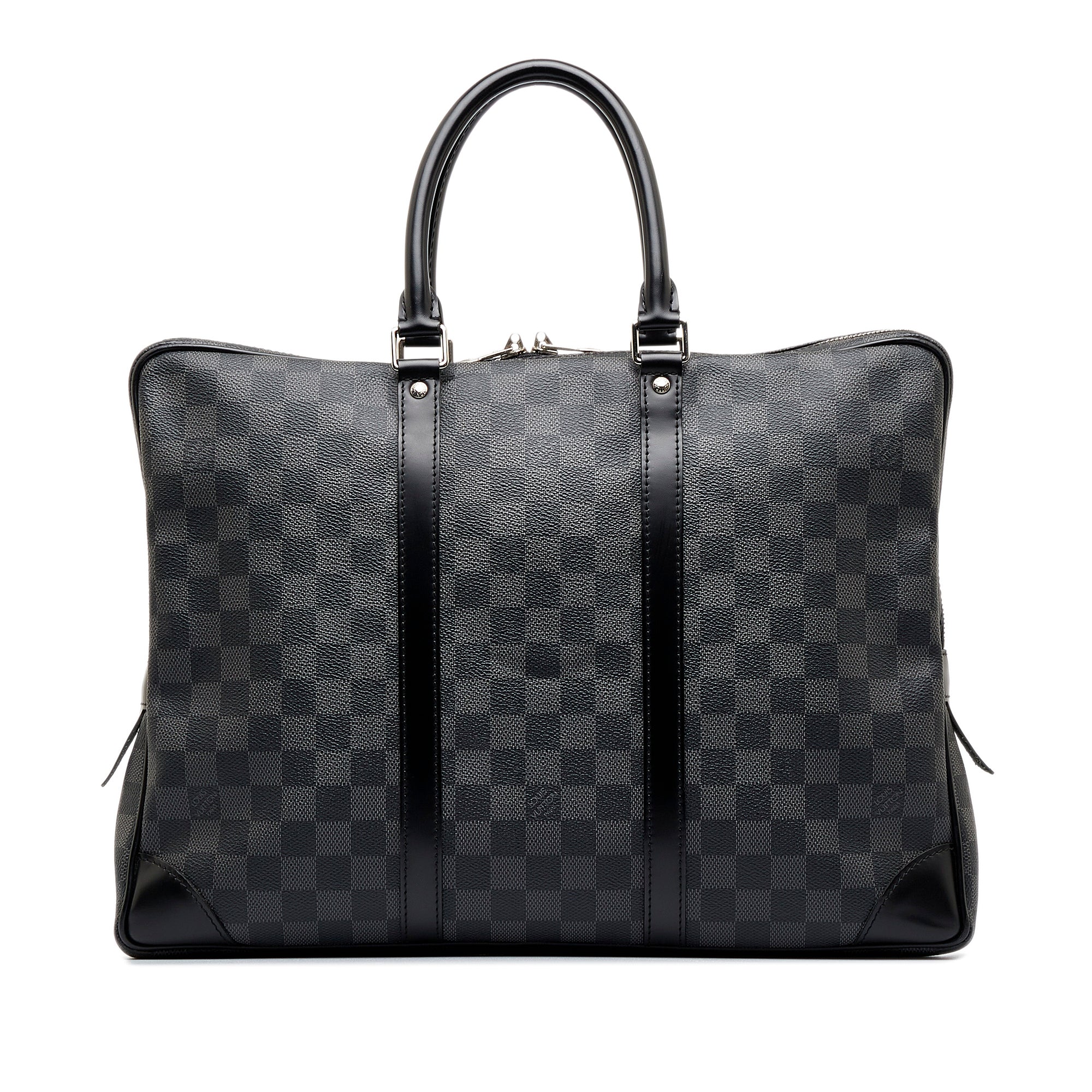Pre-owned Louis Vuitton LV Keepall 55 Damier Graphite Bandouliere