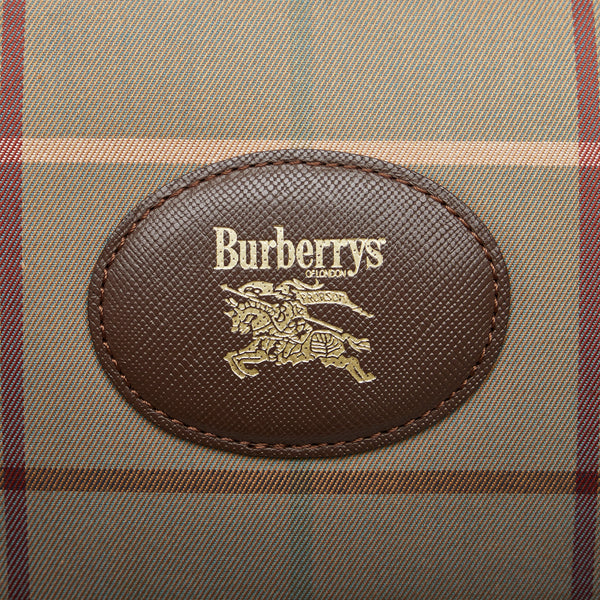 Burberry slim-fit chinos, Brown man Burberry Vintage Check Boston Bag