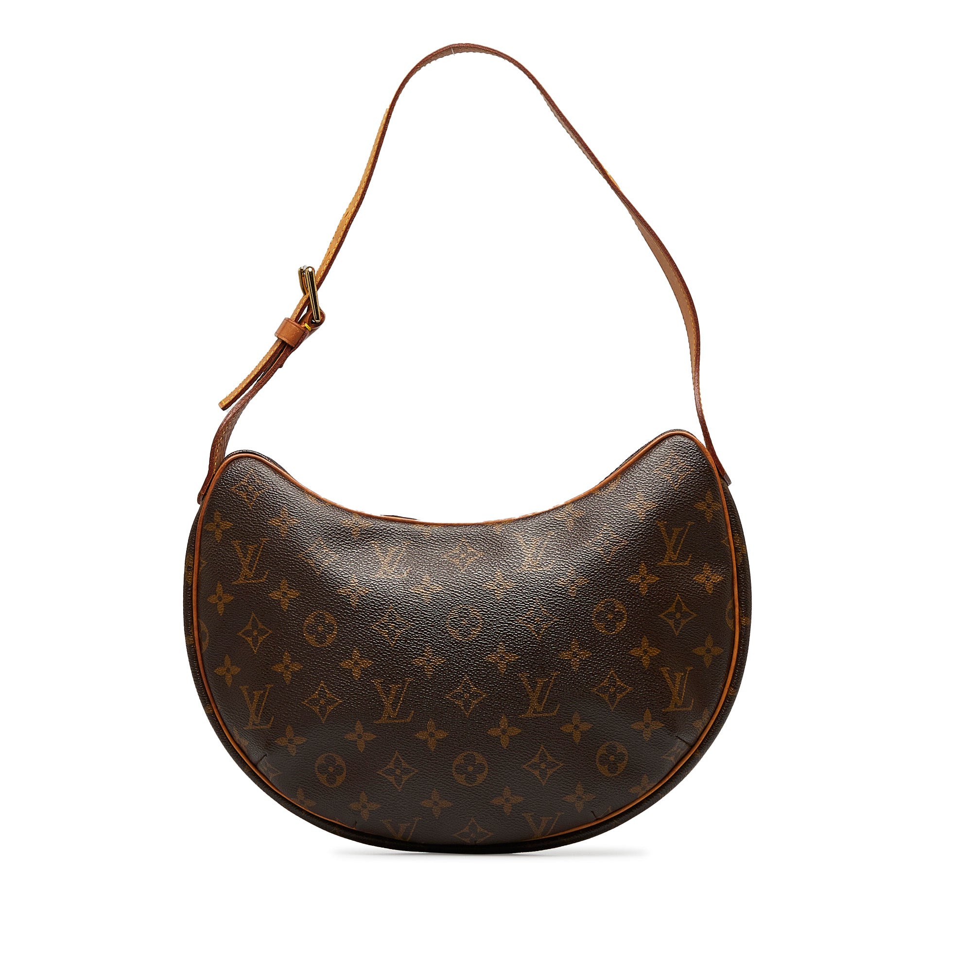 Brown Louis Vuitton Monogram Croissant MM Shoulder Bag