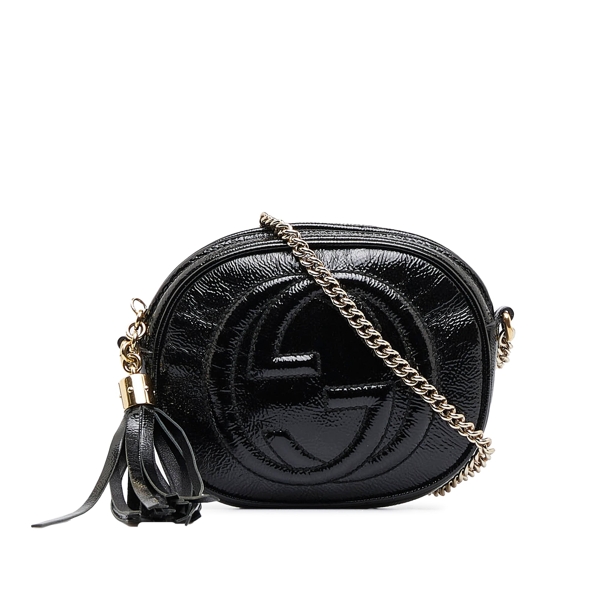 Black Gucci Soho Disco Crossbody Bag – Designer Revival