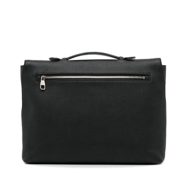 Black Louis Vuitton Taurillon Serviette Dorian Business Bag - Designer Revival