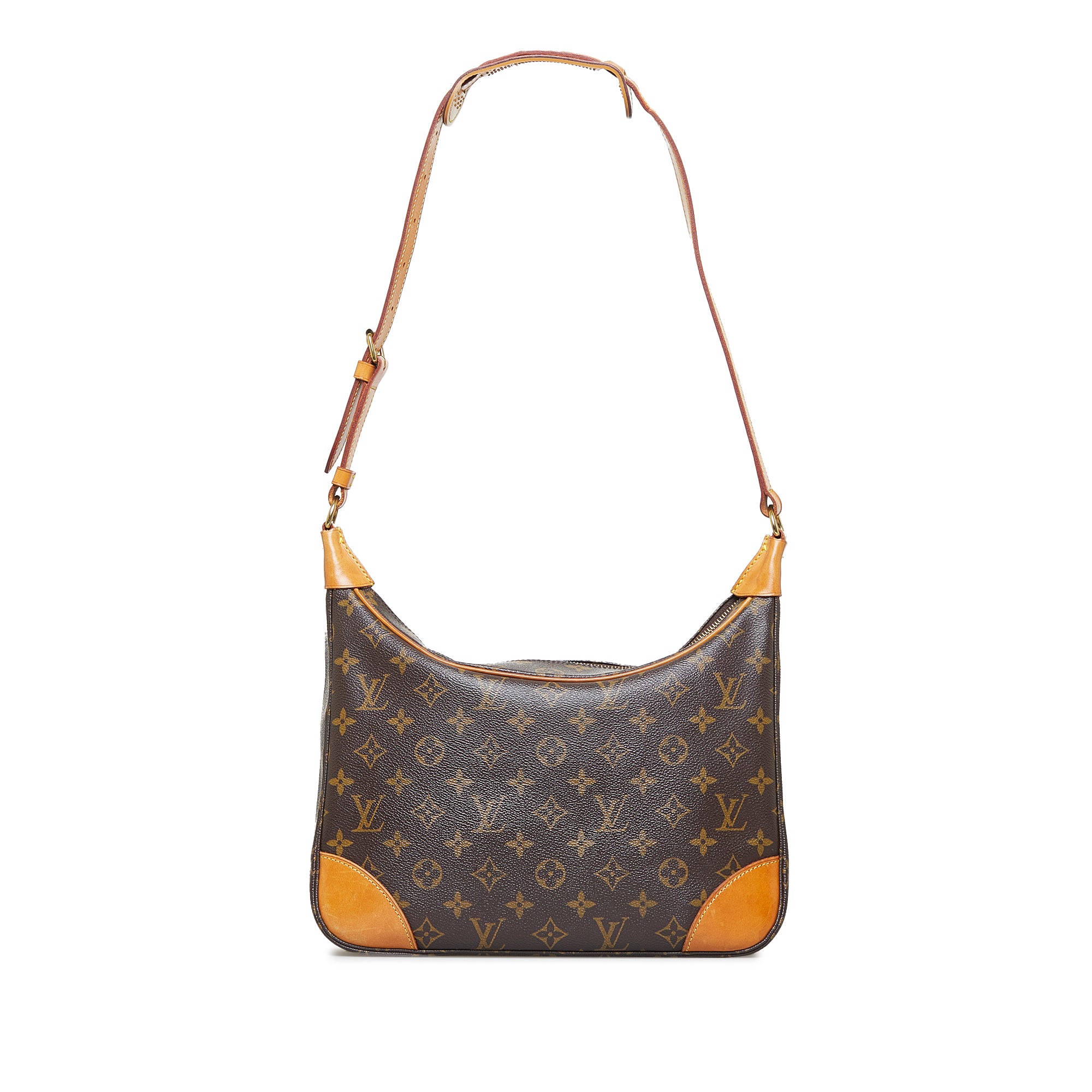 Brown Louis Vuitton Monogram Boulogne 30 Shoulder Bag – Designer