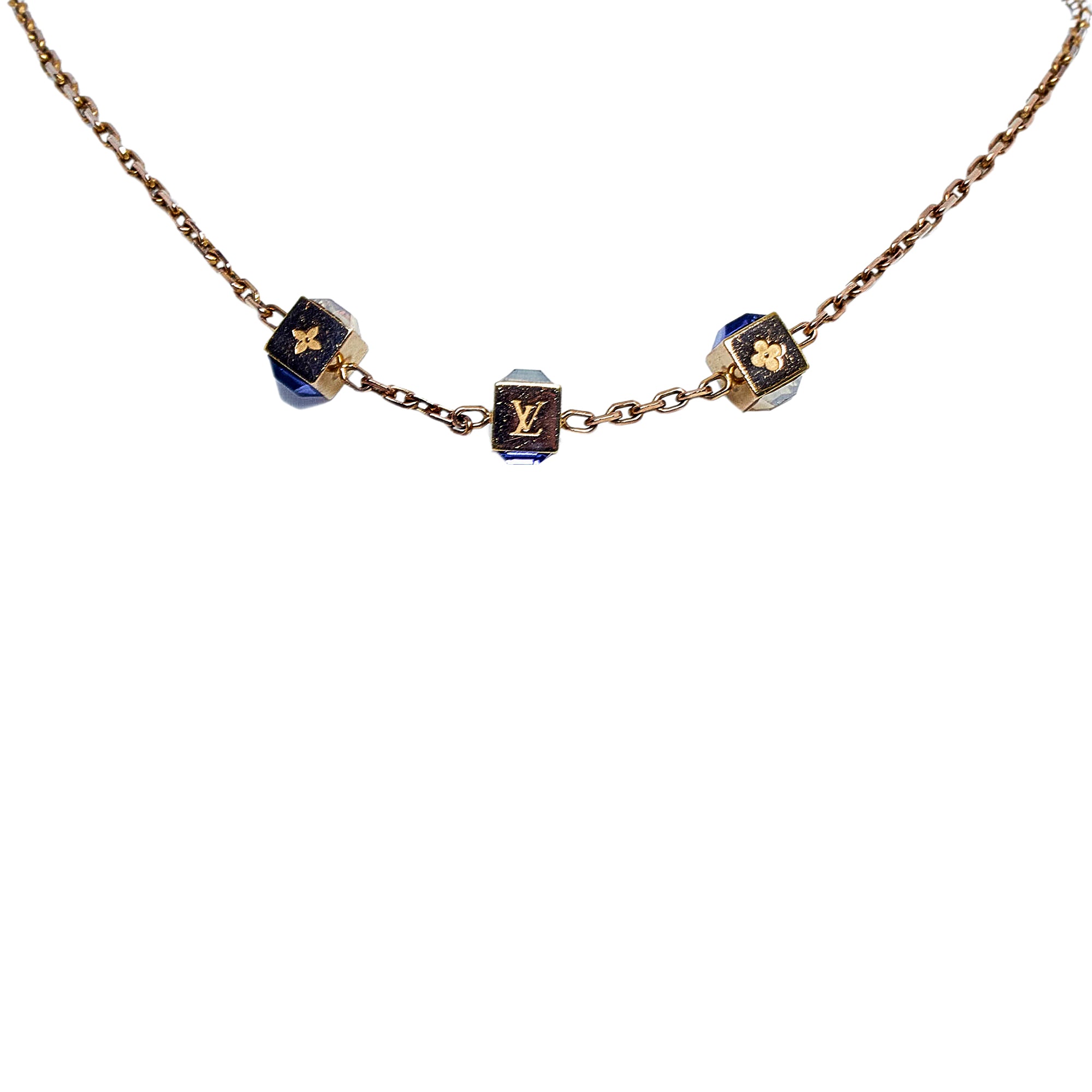 Gold Louis Vuitton Corey Gamble Necklace – Designer Revival