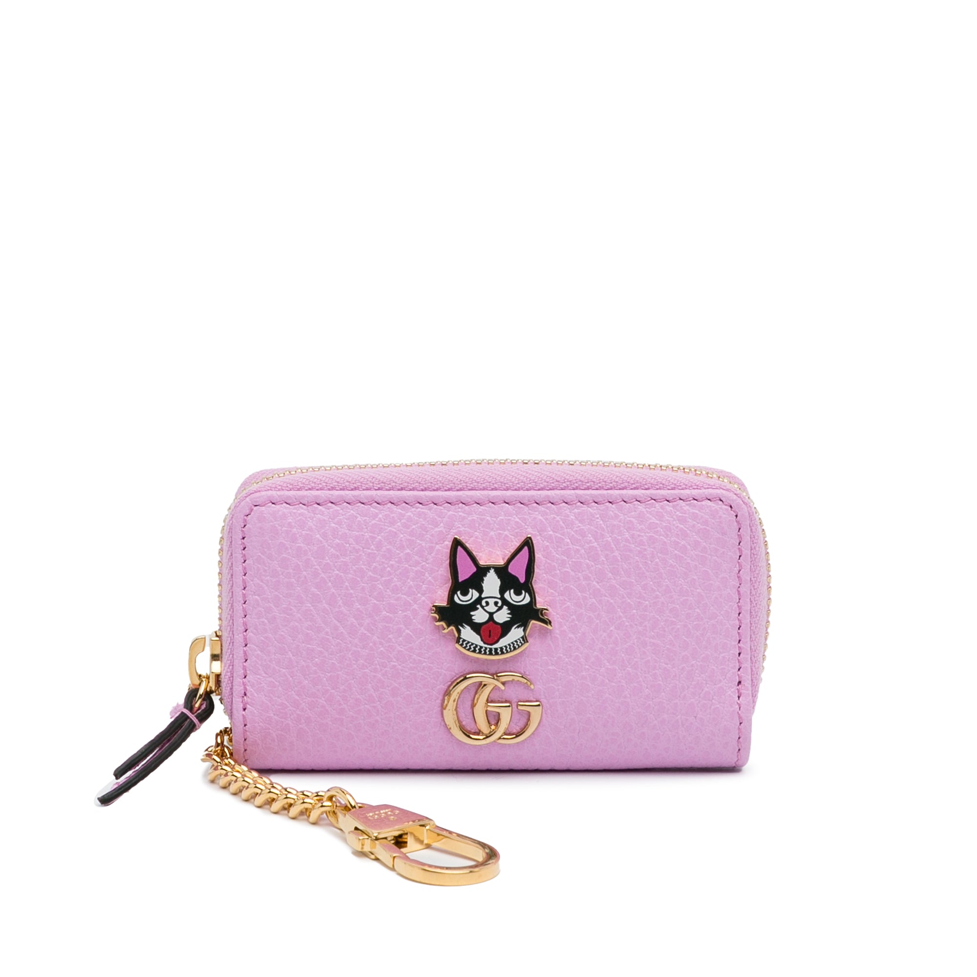 Pink Gucci GG Marmont Bosco Key Holder – Designer Revival