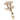 Gold Chanel CC Gold Plated Faux Pearl Swing Push Back Earrings