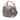 Gray Burberry Smoke Check Coated Canvas Oakford Handbag