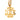 Gold Chanel Gold Plated CC Clover Chain Pendant Necklace