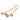 Gold Louis Vuitton Gold Plated Strass Gamble Drop Push Back Earrings
