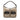 Beige Gucci GG Crystal Abbey D Ring Handbag