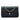 Black Chanel Quilted Lambskin Crest Wallet On Chain Crossbody Bag