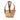Brown LOEWE Small Raffia Anagram Basket Tote