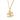 Gold Chanel Gold Plated CC Rhinestone Pendant Necklace