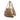 Beige Gucci Small GG Canvas Horsebit Pelham Shoulder Bag - Designer Revival