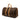 Brown Louis Vuitton Monogram Keepall Bandouliere 50 Travel Bag