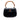 Black Gucci Calfskin Bamboo Night Satchel