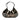 Brown Burberry Mini Metallic Leather and Super Nova Check Canvas Studded Warrior Hobo Shoulder Bag