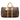 Brown Louis Vuitton Monogram Keepall 45 Travel Bag