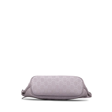 Purple Gucci GG Canvas Boat Shoulder Bag