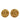 Gold Chanel CC Gold Plated Round Clip On Earrings