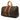 Brown Louis Vuitton Monogram Keepall 45 Travel Bag