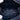 Blue Chanel Large Quilted Caviar Curvy Cosmetic Pouch