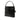 Black Saint Laurent Croc Embossed Leather Tag Hobo Bag Satchel