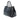 Black Prada Large Perforated Saffiano Lux Galleria Zip Tote