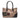 Brown Gucci GG Canvas Hasler Web Tote