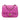Purple Chanel Mini Square Classic Lambskin Single Flap Crossbody Bag - Designer Revival