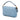 Blue Fendi Mini Zucca Embossed Leather Baguette Satchel - Designer Revival