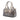 Gray Burberry Smoke Check Coated Canvas Chester Boston Bag