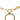 Gold Chanel Gold Plated Double Chain Loupe Magnifying Glass Pendant Necklace - Designer Revival