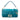 Blue Fendi Medium Suede Baguette Satchel