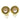 Gold Chanel Gold Plated Faux Pearl Cufflinks - Designer Revival
