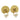 Gold Chanel Gold Plated Faux Pearl Cufflinks - Designer Revival