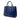 Blue Prada Medium Saffiano Cuir Double Handle Satchel