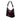 Black Prada Tessuto Stampato Rose Shoulder Bag