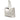 Silver Saint Laurent Large Leather East West Shopping Tote